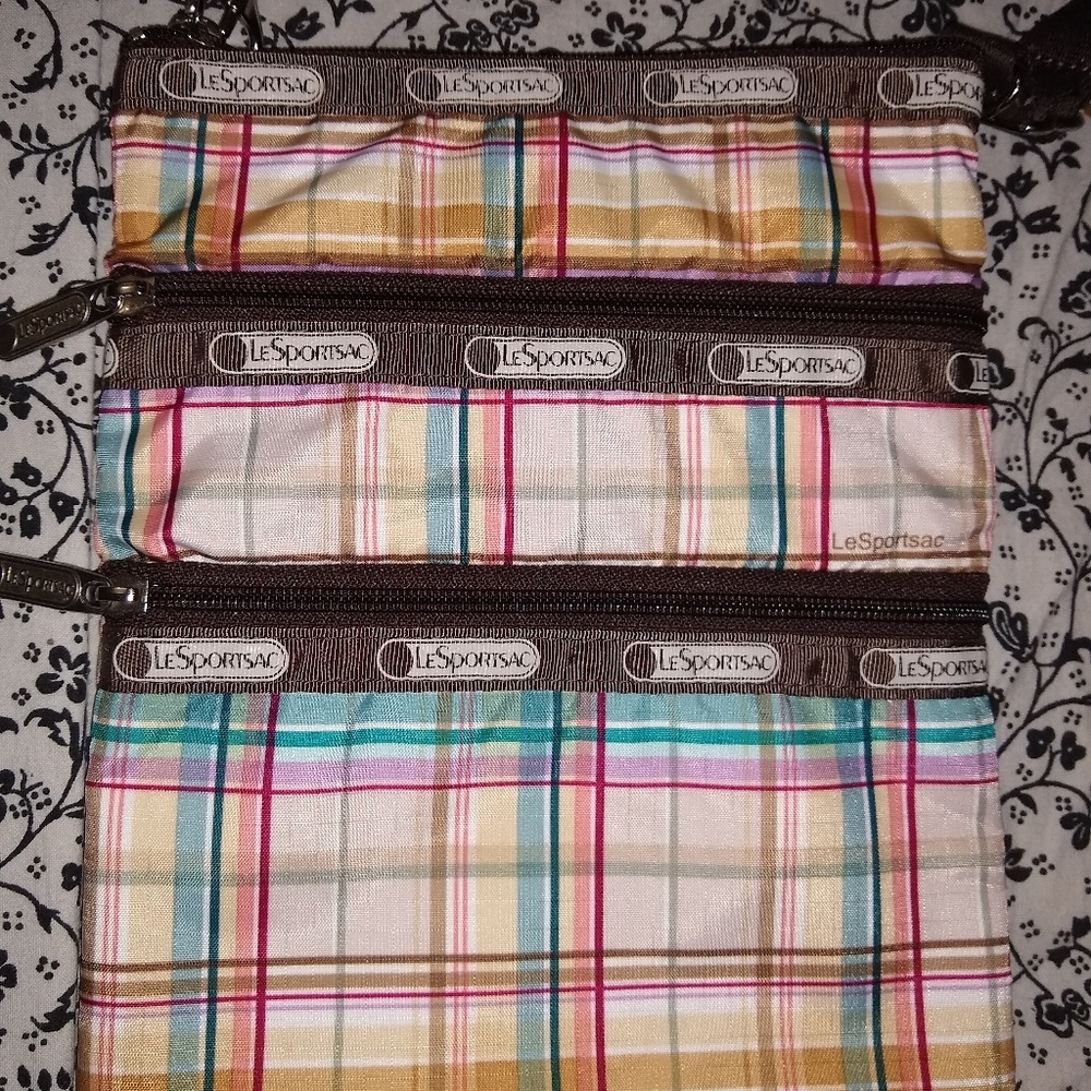 LeSportsac Kasey 3 Zip Crossbody
